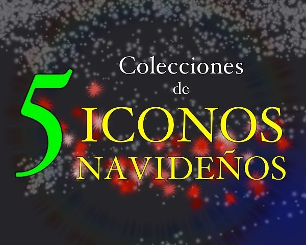 5 Colecciones de iconos navideños gratuitos