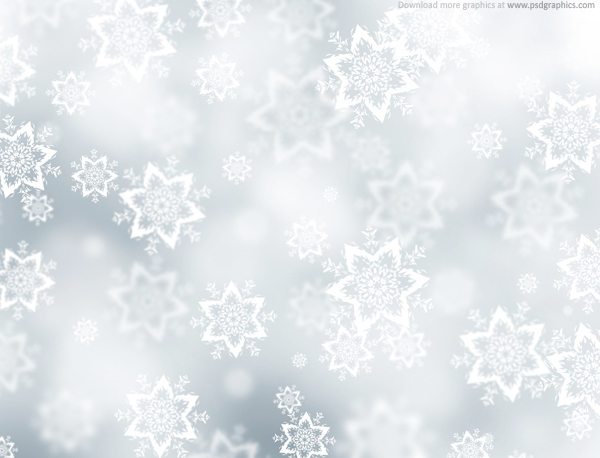 Christmas snow background PSD