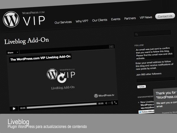 Liveblog - plugin WordPress