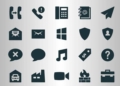 Descubre una colección fantástica de íconos para sistema operativo de teléfono