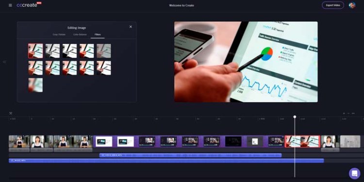 Editar videos desde el navegador con CCCreate