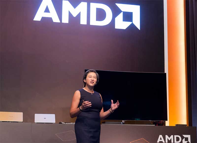 Lisa Su, presidenta de AMD en el CES 2019