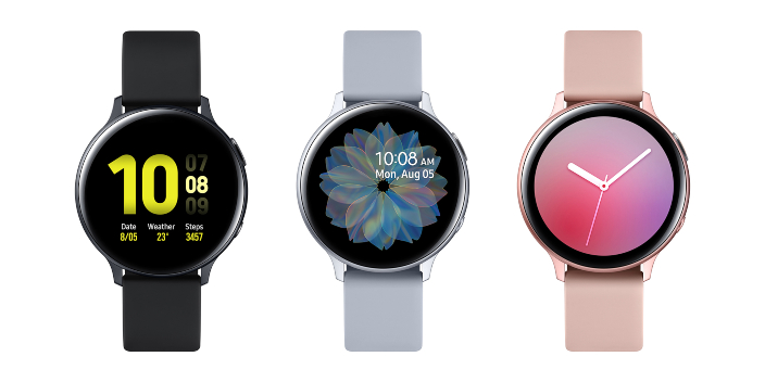 Diseños de los Galaxy Watch Active 2