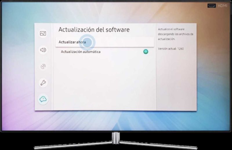 actualizar el televisor