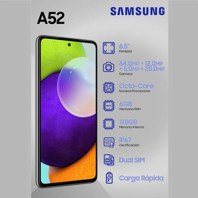 colores del samsung a52